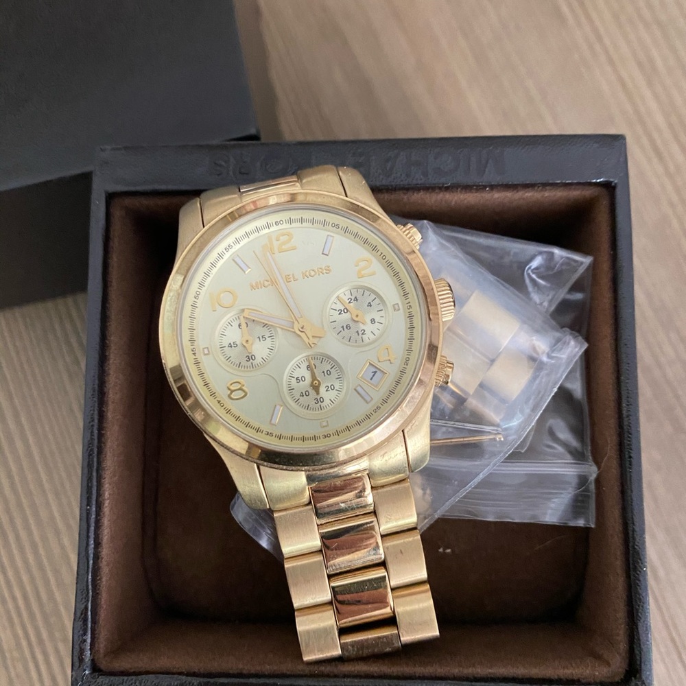 Gold Michael Kors watch